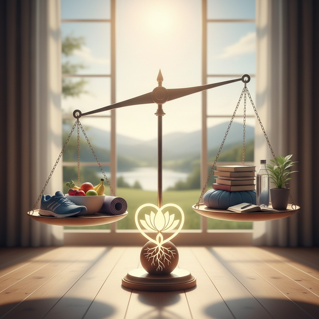 zdjęcie ilustrujące równowage wellness